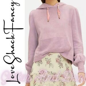 LoveShackFancy Linette Tie-Dye Hooded Sweatshirt